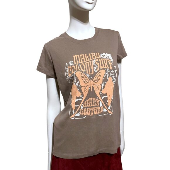 Y2K Juicy Couture Malibu Colony Surf Shirt L Butterfly Women Fairy Twee Coquette - Picture 3 of 7